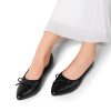 313IjCMVcyL.jpg Women's Foldable Flats Shoes Pointed Toe Ballet Flats Bowknot Comfort Slip on Dress Shoes