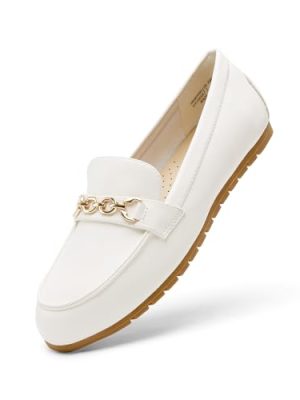 Loafers for Women Casual Comfortable Slip On Flat Shoes Lightweight Leisure Work Shoes Comfort Walking Shoes