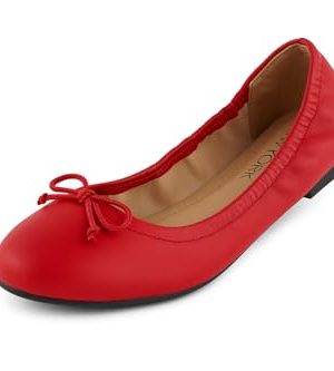 Women's Flats Round Toe Comfort Elastic Flats for Women