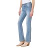 Luscious Curvy Bootcut Jeans for Women Mid-Rise Insta Stretch Denim, Size Inclusive Juniors Jeans, Sizes 0 to 24