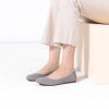 Women??s Ballet Flat Shoes Knit Dress Shoes Round Toe Slip On Ballerina Flats for Woman Low Wedge Comfort Soft