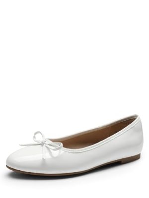 Women's Flats, Round Toe Ballet Flats, Comfortable Slip-on Dressy Business Casual Work Office Ballerina Flat Dress Shoes