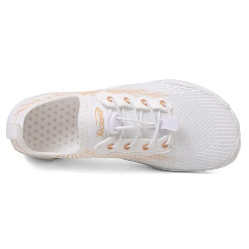Water Shoes for Men and Women, Barefoot Aqua Socks, Wide Fit Beach Swimming Pool Shoes, Anti-Slip Outdoor Walking Hiking