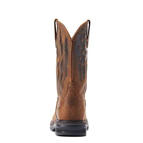 Men's Sierra Shock Shield Patriot Steel Toe Work Boot Western