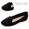Women Round Toe Flats Comfortable Fashion Ballet Flat Shoes for Women Dressy Slip-ons Loafers