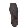 Mens Sport Rambler Square Toe Casual Boots Mid Calf - Brown