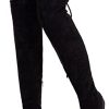 Women's 998 Suede Over The Knee High Boots Low Flat Heel Thigh High Boots for Women