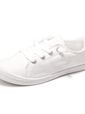 Women's Slip On Canvas Sneaker Low Top Casual Walking Shoes Classic Comfort Flat Fashion Sneakers