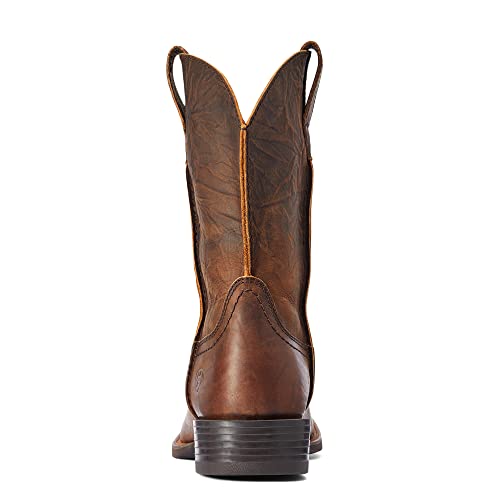 Mens Sport Rambler Square Toe Casual Boots Mid Calf - Brown