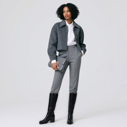 31Tpf3N0smL.jpg Knee High Boots for Women 2.56" Chunky Heel Round Toe Side Zipper Fall Winter Dress Tall Boots for Women