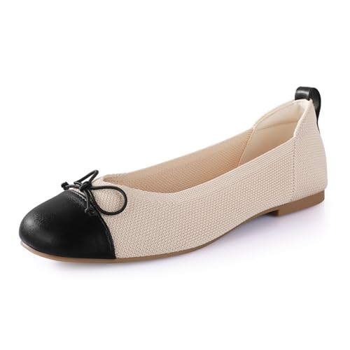 Ballet Flats Shoes for Women, Round Toe Casual Comfortable Flats for Women Dressy and Daily Work