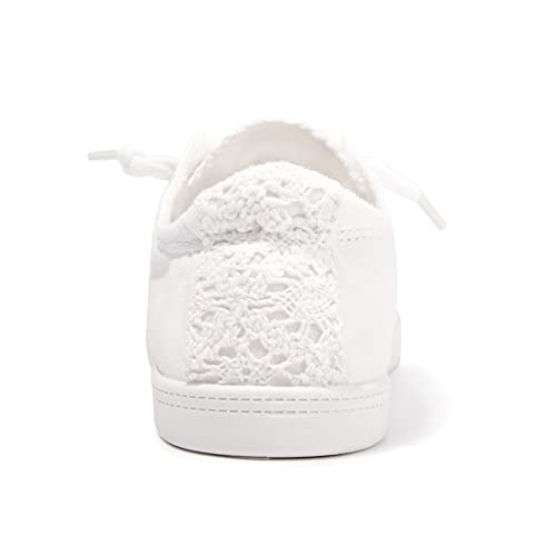 Women's Slip On Canvas Sneaker Low Top Casual Walking Shoes Classic Comfort Flat Fashion Sneakers