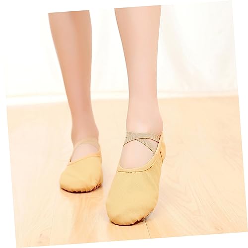 31calkJJZCL.jpg 1 Pair Leather Slippers for Men Ballet Dance Shoes Pumps Children Ballet Shoes Leather Flats Shoes for Women Flats Slippers for