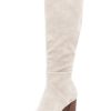 31ccmwPDGL.jpg Womens Knee High Boots Square Toe Chunky Block Heel Side Zipper Faux Suede Long Boots Fall Winter Shoes