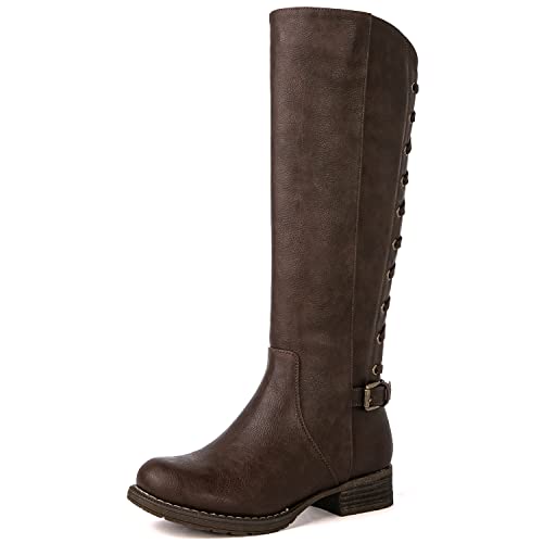 Women's Quilted Knee High Fashion Boots Strappy Boots For Women