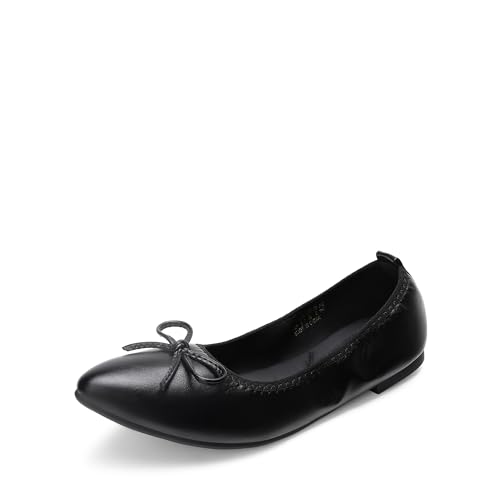 31fpArJcAuL.jpg Women's Foldable Flats Shoes Pointed Toe Ballet Flats Bowknot Comfort Slip on Dress Shoes