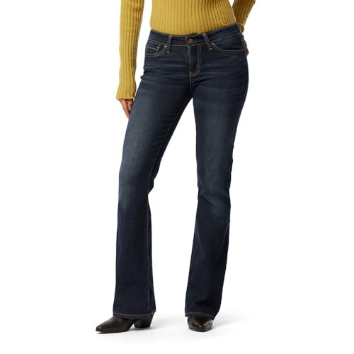 Women's Size Modern Bootcut Jeans Mid-Rise Stretch Denim (Also Available in Plus)