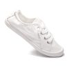 Women's Slip On Canvas Sneaker Low Top Casual Walking Shoes Classic Comfort Flat Fashion Sneakers