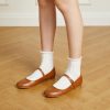 Mary Jane Ballet Flats, Black Flats for Women, Ankle Strap Dressy Comfortable Flats