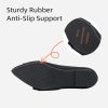 Pointed Toe Ballet Flats for Women Slip On Comfortable Flats with Bow Dressy Casual Work Shoes