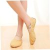 411648a6BEL.jpg 1 Pair Leather Slippers for Men Ballet Dance Shoes Pumps Children Ballet Shoes Leather Flats Shoes for Women Flats Slippers for