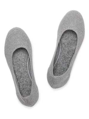 Women??s Ballet Flat Shoes Knit Dress Shoes Round Toe Slip On Ballerina Flats for Woman Low Wedge Comfort Soft