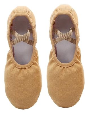 1 Pair Leather Slippers for Men Ballet Dance Shoes Pumps Children Ballet Shoes Leather Flats Shoes for Women Flats Slippers for