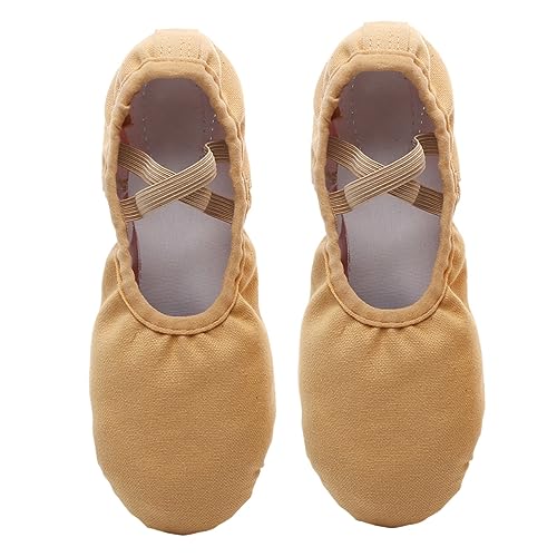 41L2Iy47PVL.jpg 1 Pair Leather Slippers for Men Ballet Dance Shoes Pumps Children Ballet Shoes Leather Flats Shoes for Women Flats Slippers for