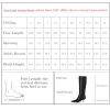 41LxiaRGILL.jpg Knee High Boots Women Faux Leather Boots Low Heel Square Toe Side Zipper Fall Long Tall Boots for Women