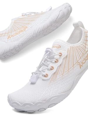 Water Shoes for Men and Women, Barefoot Aqua Socks, Wide Fit Beach Swimming Pool Shoes, Anti-Slip Outdoor Walking Hiking