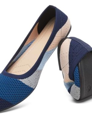 Women??s Ballet Flat Flats Shoes Comfortable Mesh Pointed Toe Slip On Dress Shoes