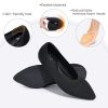 Knit Ballet Flats for Women, Pointed Toe Foldable Slip On Flats Shoes - Lightweight Breathable Dressy Flats for Work, Travel,