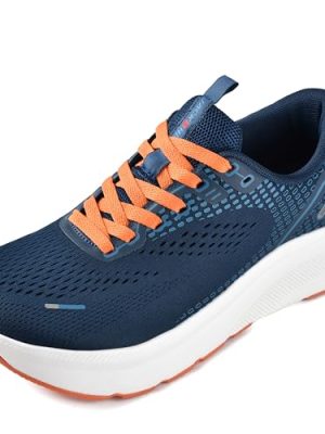 Wide Toe Box Shoes for Men Arch Support Shoes Wide Width Sneakers for Running Walking Athletic Tennis Orthopedic Plantar