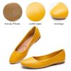 41ff7ido3OL.jpg Women's Flats Shoes Ballet Flats Dress Shoes Comfortable PU Leather Slip on Shoes for Women