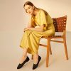 41jncmrr7L.jpg Women's Flats Shoes Women Comfortable Dress Shoes Black Pointed Toe Flats Ballet Mesh Knit Flat Dressy Slip on Business Casual