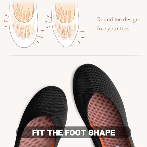Mary Jane Shoes Flats for Women Round Toe Shoes Ballet Flats Comfortable Dressy Adjustable Straps Casual Office Work Wedding
