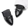 41vMeCvhApL.jpg Women's Foldable Flats Shoes Pointed Toe Ballet Flats Bowknot Comfort Slip on Dress Shoes