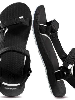 SIMPLUS Unisex Ultra-Cuhion Yoga Mat Athlete Sandals Adjustabl Straps with Heel Support