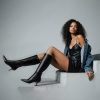 41zSGHZasRL.jpg Knee High Boots Women Faux Leather Boots Low Heel Square Toe Side Zipper Fall Long Tall Boots for Women