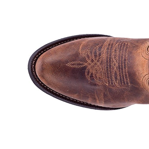 51110 Maddie Black Leather R Toe Womens Western Cowboy Boots