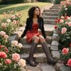 Wide Calf Knee High Boots for Women Round Toe Chunky Platform Tall Boots Comfortable Low Heel Faux Leather Boots with Side