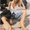 51JEYRIWDmL.jpg Women's Banana Knee High Boots Square Toe Chunky Block Heel Tall Boots Wide Calf Fashion Comfortable Casual Pull on Long Boots