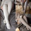 51Mlb6rUsL.jpg Women's Cable Knitted Boot Socks Extra Long Thigh High Winter Stockings Over Knee Leg Warmers