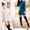 3 Pairs Long Boot Socks with Lace Trim Button Knit Boot Socks over Knee Thigh High Stockings for Women