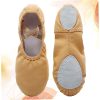 51k9B-KjQHL.jpg 1 Pair Leather Slippers for Men Ballet Dance Shoes Pumps Children Ballet Shoes Leather Flats Shoes for Women Flats Slippers for