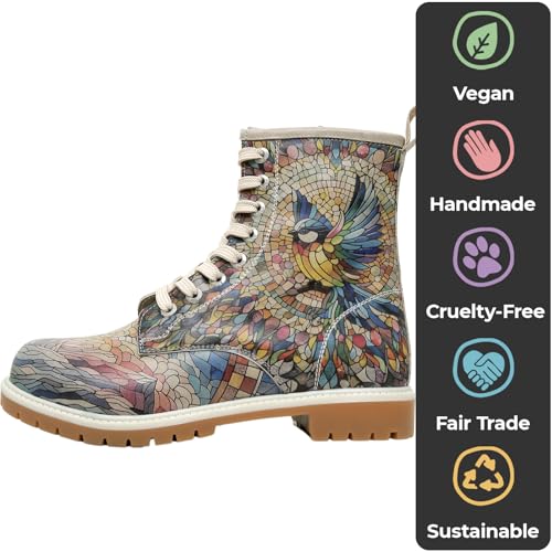 Long Boots for Women ?C Vegan Leather and Unique Design Womens Winter Boots, Comfortable and Stylish Womens Boots