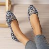 Women's Round Toe Flats Comfortable Ballerina Shoes Slip on Work Flats for Women Office Comfor