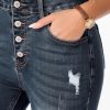 Women's High Waisted Bell Bottom Bootcut Jeans Flared Wide Leg Denim Pants