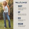 Luscious Curvy Bootcut Jeans for Women Mid-Rise Insta Stretch Denim, Size Inclusive Juniors Jeans, Sizes 0 to 24